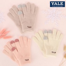 YALE 아동용 겨울 니트 스마트폰 터치 장갑 YL0028