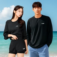 올레브 루즈핏 래쉬가드 남여공용 긴팔 상의