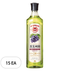 해표 포도씨유, 900ml, 15개