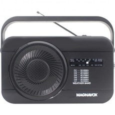 망나복스 MR4181W 기상 라디오 7개 전용 채널 및 AM/FM 라디오 비상용 배터리 3배 C형 건전지 또는 가정용 교류 전원(포함되지 않음), 매그너복스 MR4181W 기상 라디오 7개 전용 채널