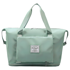 摺疊擴充旅行包 行李袋 旅行包 旅行袋 登機包 防水袋 拉桿行李袋 行李包 游泳包 健身包 運動包, 綠色, 1個