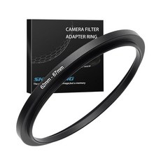 28mm ~ 49mm 스텝업 링 필터 어댑터 금속 링 스텝업 링 어댑터 필터 모든 49mm UV CPL ND 렌즈 후드 스레드 렌즈 요법(28mm ~ 49mm)과 호환, 62mm ~ 67mm