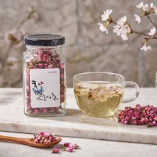 [몸사랑] 유기농 수제덖음 복사꽃차(국산100%), 10g, 복사꽃차(10g), 1개, 1개입