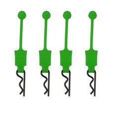 4PCS 실리카 젤 0 /8 리테이너 모델 바디 스케일 자동차 클립 / Arrma RC, Fo st G en 4Pcs
