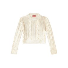 디젤 M미샤 케이블 니트 스웨터