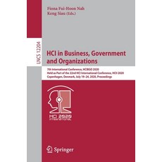Hci in Business Government and Organizations: 7th International Conference Hcibgo 2020 Held as Pa... Paperback, Springer