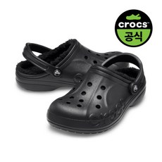 크록스 공식 성인 BAYA LINED CLOG BK (25FUCL205969)