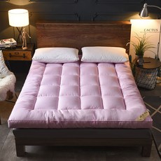 접이식토퍼 두꺼운 매트리스 쿠션 호텔 다다미 더블 홈 1.5m1.8m 싱글 학생 기숙사 2, 1.0mX2m 침대, 3