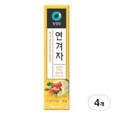 청정원 연겨자, 35g, 4개