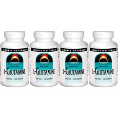 소스내추럴스 엘 글루타민 500mg 테블릿, 100개, 4개, 100개
