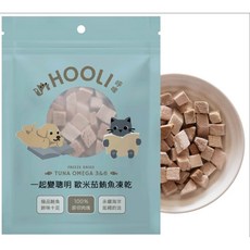 HOOLI 呼哩 寵物貓狗零食 雞肉/鮭魚/牛肉 凍乾點心, 1個