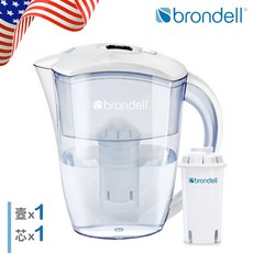 【Brondell】美國邦特爾純淨濾水壺（白）, 1個