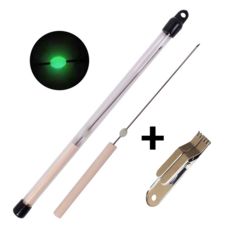 지렁이꽂이+집게 세트, 1개, 야광 1개, 야광