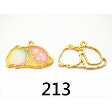 【滴膠金屬框】210 219 萌物冬眠造型, 1個, 213，3號