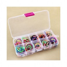 루미나D 보관 수납 10칸 다용도 플라스틱 투명 악세사리, 1개, 상세페이지 참조