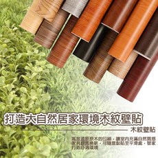 仿真木紋3D自黏壁紙壁貼 (100cm/200cm/400cm) - 窗貼隔熱美觀裝飾, 1個