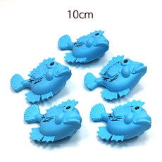 5마리 3d입체 양면 마카롱 자석 낚시놀이용 큰 물고기 키즈카페 RS11, RS10
