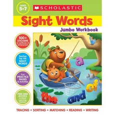 스콜라스틱 Sight Words Jumbo Workbook, Scholastic Teaching Resources