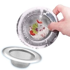不鏽鋼水槽過濾網 廚房濾水槽濾網, 1個, 不鏽鋼水槽濾網