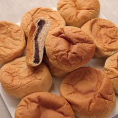 [수제작업/ 주문 후 제빵] 100%통밀빵 밥보다 건강한 통밀단팥빵 / 창고보관 X 주문 후 제빵하여 보내드립니다. 용산주부 통밀빵, 550g, 1개