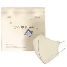 인스픽 -3°C 쿨 마스크, 25개입, 1개, 베이지