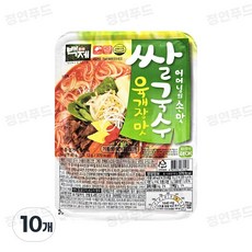 백제 육개장맛 쌀국수, 92g, 10개