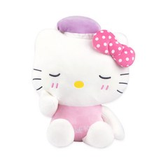 [돌앤돌스] 헬로키티 파스텔 슬리핑 봉제인형 L 38cm-키티인형 고양이인형 캐릭터인형 인형선물, 1개
