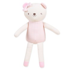 오가닉붐 유아용 롱롱이 곰돌이 애착인형, 혼합색상, 1개