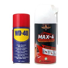 탁월한선택 WD-40 220ml + MAX-4 360ml 세트 프리미엄 방청윤활제, 2개