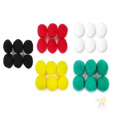 DIY 학습 인테리어 스펀지볼 40mm 스팡클, 흰색