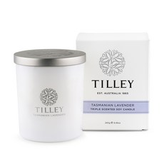 TILLEY 大豆香氛蠟燭 240g, 1個, 微醺大豆香氛蠟燭塔斯馬尼亞薰衣草240g