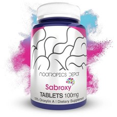 Nootropics Depot Sabroxy® 태블릿 100mg 90개, 90정, 1개