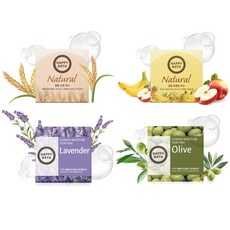 올드림 해피바스 비누, 허브라벤더비누(편안한타입), 1개