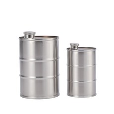 創意柴油桶露營酒壺, 1個, 350ml