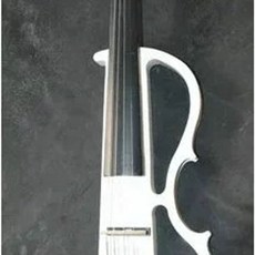 전자 바이올린 입문용 현악기 4현 일렉트릭 전자바이올린, N. 전자형 흰색 비발광