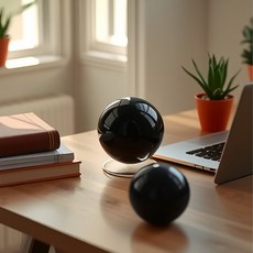 黑曜石球 4cm 光滑圓潤 負能量吸塵器 海底輪 提升安全感