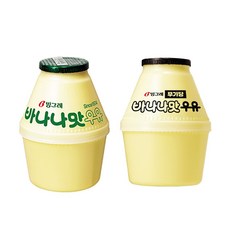 빙그레 바나나맛우유 240ml 오리지널8+무가당8 총16개