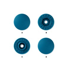 국산 티단추 하이탭 13mm 40세트, 1개, T 066-블루라군