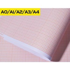 모눈 종이 모조지 대형 격자 눈금 가정용 방안지 계산 노트 좌표 도면 그래프, 1세트, 08.A4 (20 장) 17x25cm