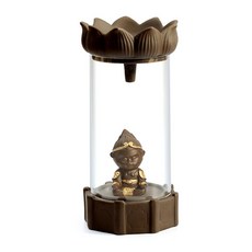 紫砂蓮花齊天大聖倒流香爐 創意擺件, 齊天大聖八角防風罩