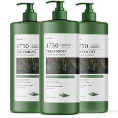 메르헨트 티트리 앤 로즈마리 대용량 헤어 트리트먼트 프렌치라벤더향, 3개, 1.5L