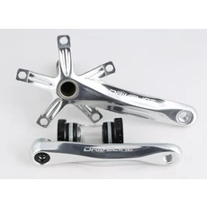 Driveline 로드 바이크 크랭크 CNC 블랙 170mm 110bcd BB 포함, 08 silver 170mm 110BCD