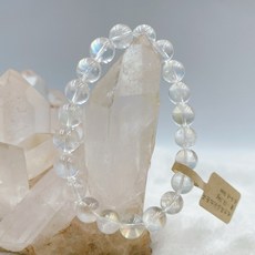 SWEET HEART 田芯精品 馬達加斯加拉長石手鍊 圓珠設計 附鑑定證書, 1個