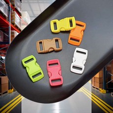 칼라 플라스틱 버클 10mm 고정용 벨트똑딱이 리폼 가방부자재 홀더 클립