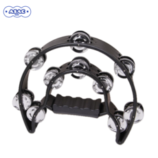 찰랑 노래방 탬버린 아삭스퀘어, 블랙, 1개