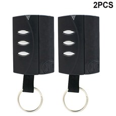 PUJOL VARIO Garage 문짝 리모컨 블랙 코드 Gate Command 키 체인과 호환 가능 433 92mhz, [03] 2pcs