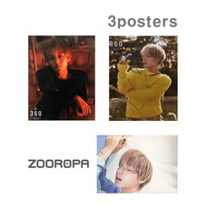 (포스터3종) 박지훈(워너원) 2집 360 (브로마이드 3장+지관통)