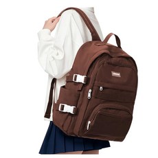 VGOCO 여아용 백팩 어린이 학교 백팩 여아용 귀여운 유치원 초등학교 중학교 가방 어린이 청소년 미학 책가방 카와이 백팩 학생 데이팩 핑크