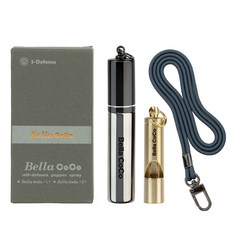 2026년 3월 신상품 호신용 스프레이 호루라기 세트 휴대용 여성 안전 경보기 SOS 호신용품, 1세트, 메탈그레이