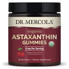 DR. MERCOLA 蝦紅素 4mg 櫻桃味軟糖, 1個, 30錠